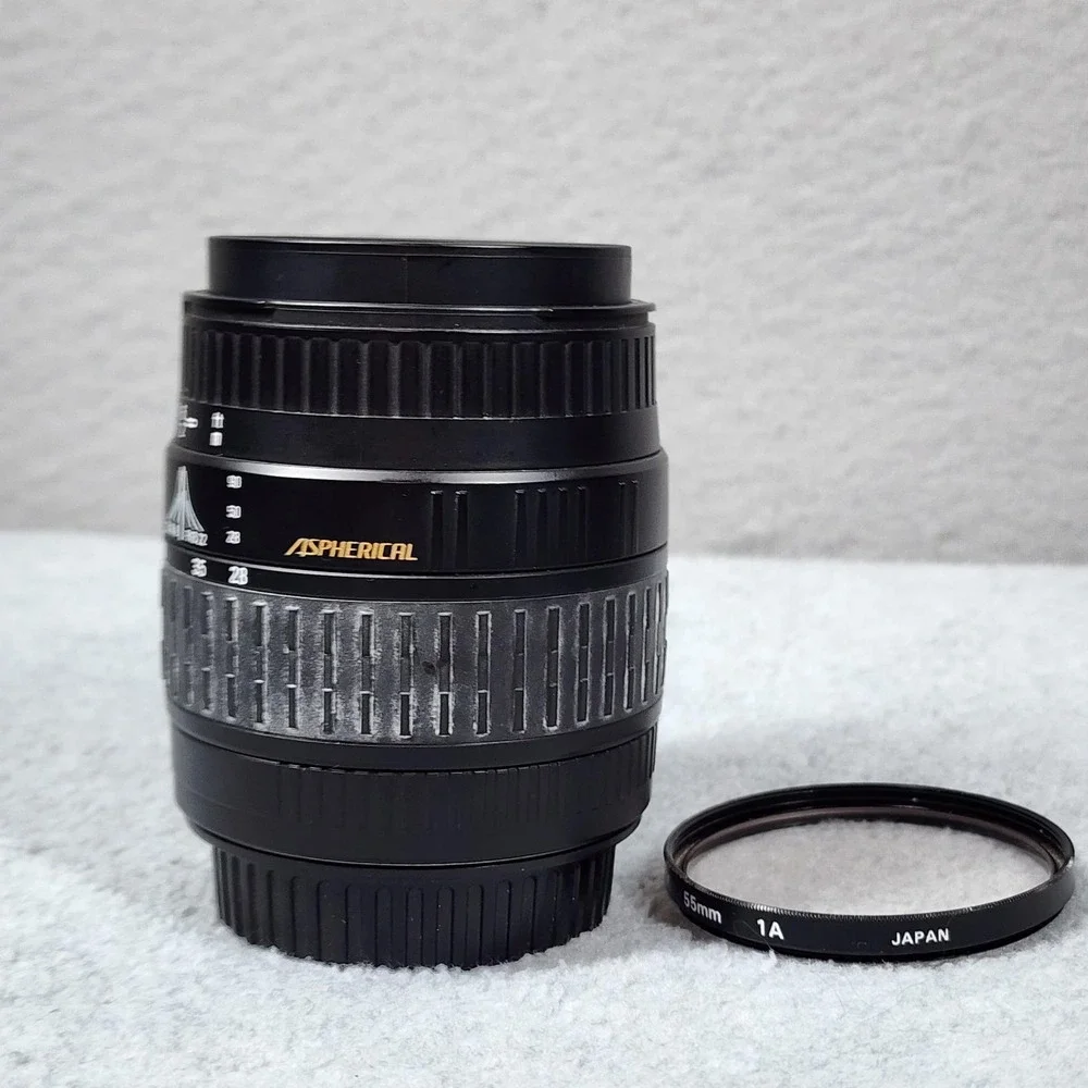 Sigma Zoom 28-90mm F/3.5-5.6 Macro Aspherical Lens 55mm Filter Japan SLR